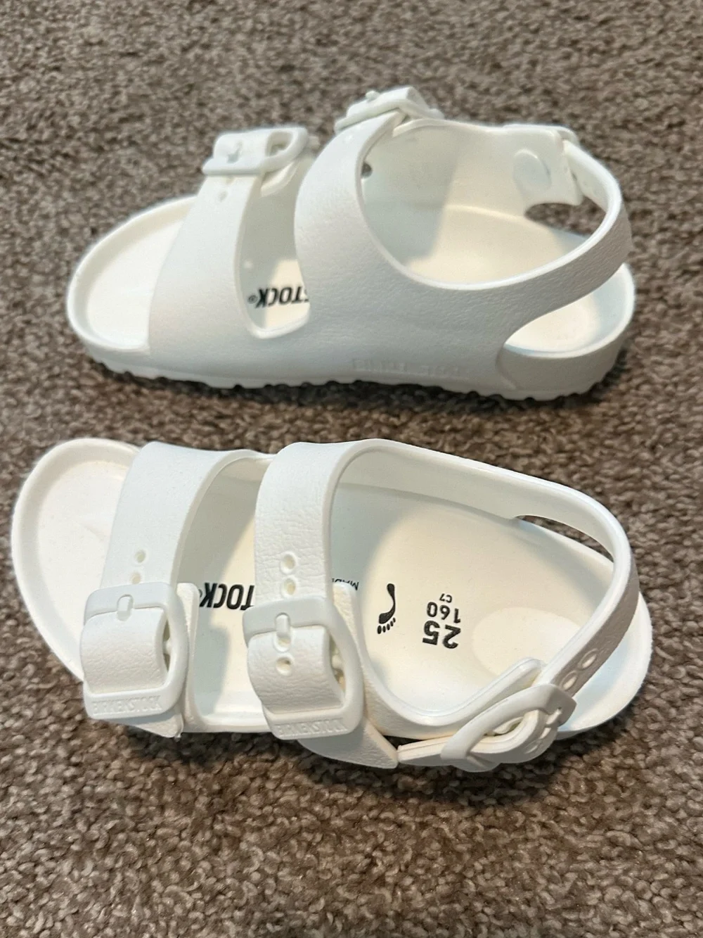 NWT Birkenstock Kids Milano EVA Sandals